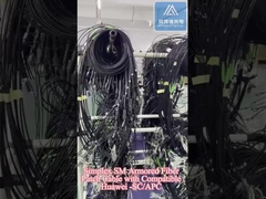 Gepanzerte Faser-Patch-Kabel mit kompatibelem Huawei-SC/APC-Konnektor LSZH Jacket