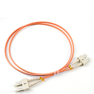 Faser-Optikverbindungskabel-Duplex SC-SC PVCs LSZH 2.0mm