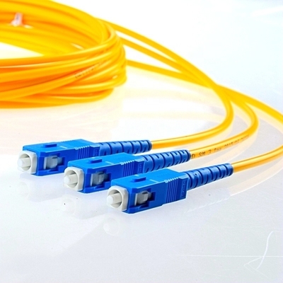 Sc-Sc UPC PVC-LSZH Faser-Optikverbindungskabel-Monomode--Simplexbetrieb