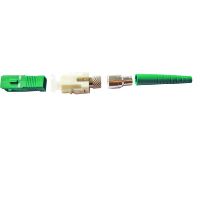 Einmodenfaser-Verbindungsstück 3.0mm CER RoHS FCC-Bescheinigung Sc APC