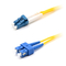 Sc UPC-LC UPC Kabel des Faser-Optikverbindungskabel-Monomode--Duplex-3.0mm G657A Lzsh